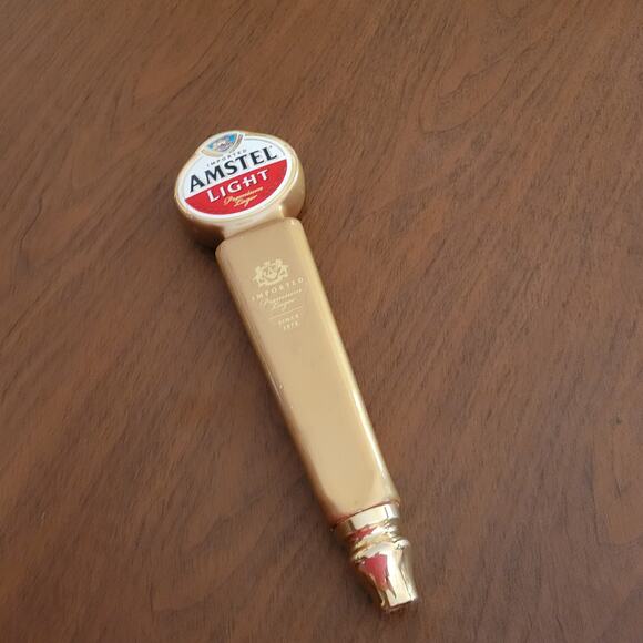 Amstel Light Imported Premium Lager Tap Handle Holder Keg 10.5" tall - Picture 1 of 12